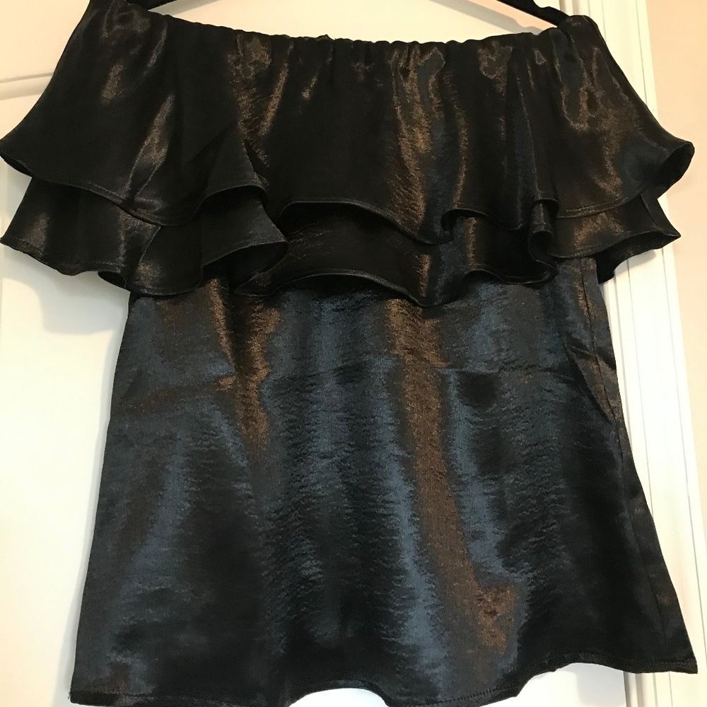 Silky Off the Shoulder Top